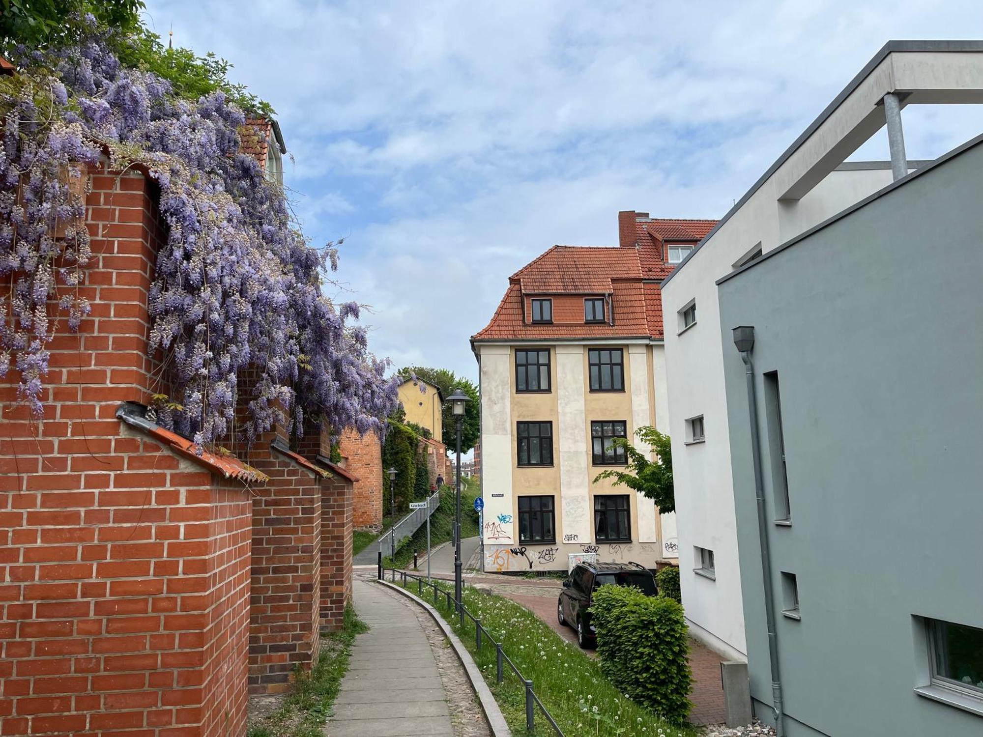 Ferienwohnung An Der Historischen Stadtmauer Rostock Buitenkant foto